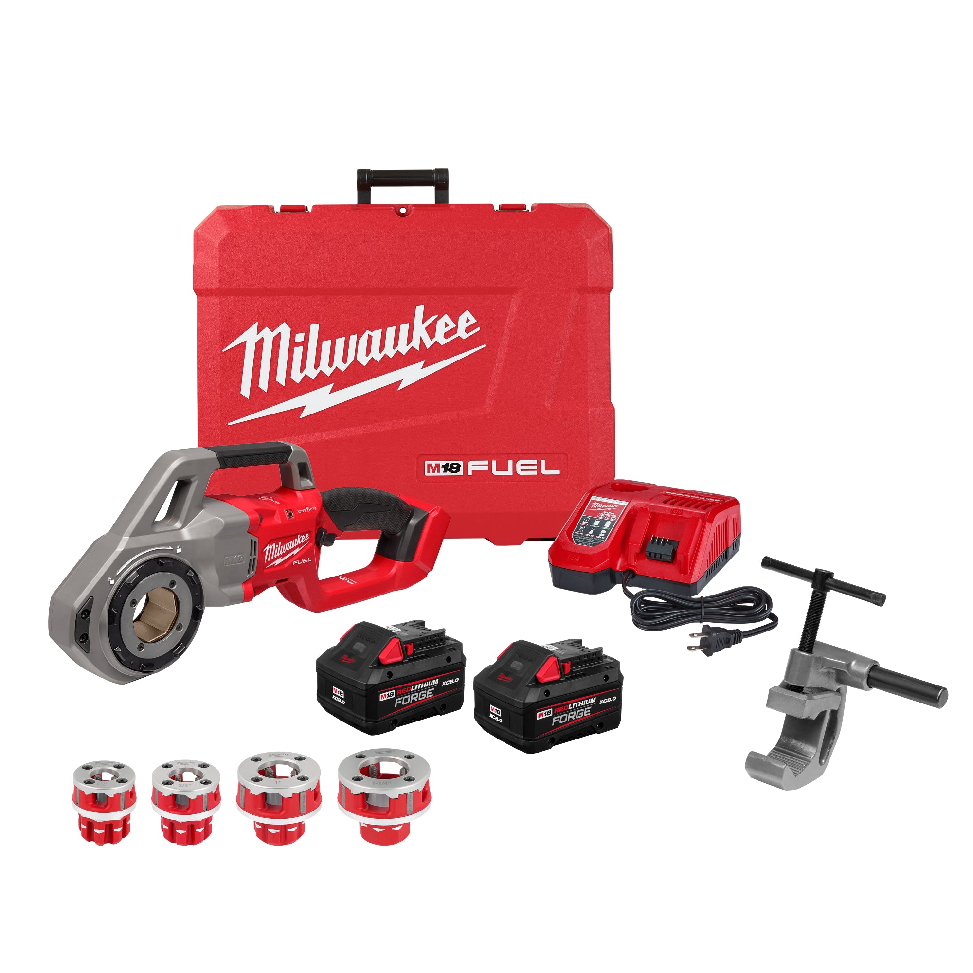 FILETEUSE COMPACT M18 FUEL ONE KEY AVEC TETES DE FILIERE EN ALU 1/2A 1 ...