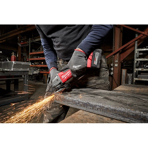 Js2881 MILWAUKEE MEULEUSE 4-1/2-5 BOUTON POUSSOIR AVEC BARRURE (OUTIL SEULEME ...