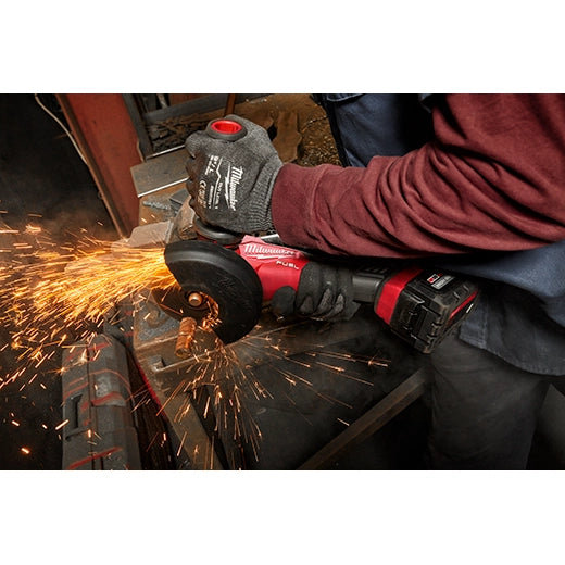 Js2881 MILWAUKEE MEULEUSE 4-1/2-5 BOUTON POUSSOIR AVEC BARRURE (OUTIL SEULEME ...