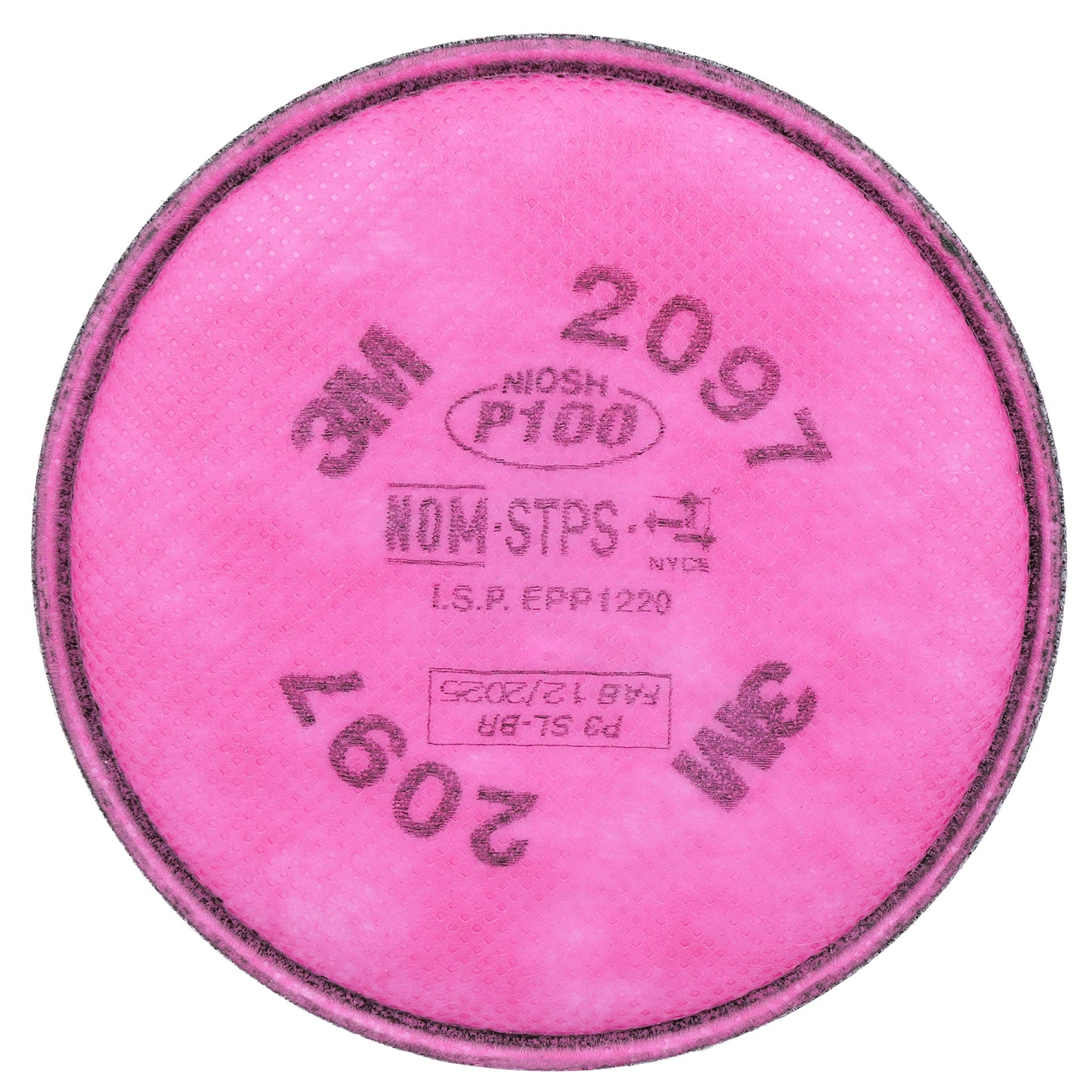 Filtre P100 3M 2097 contre les particules et vapeurs organiques, homologué NIOSH