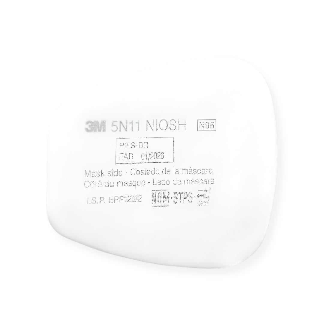 Boîte de 10 préfiltres à particules N95 3M 5N11.