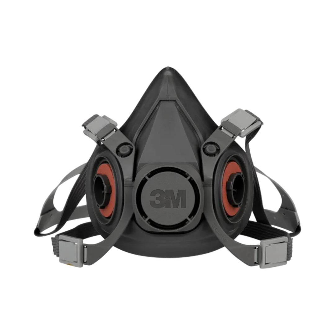 Demi-masque respiratoire réutilisable 3M 6300 en taille grande, vue de face.