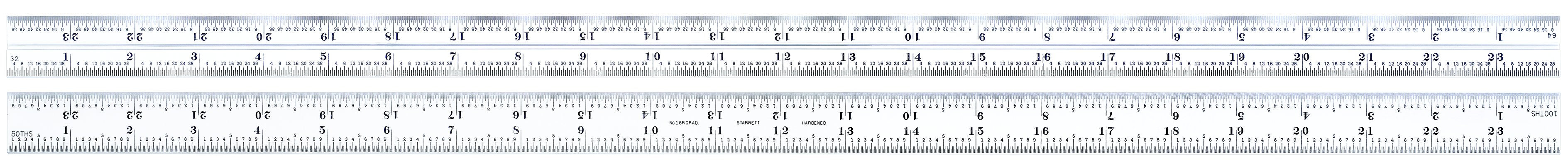 24'' RULER ONLY (GRADUATION 32-64-50-100)-CB24-16R – Groupe JSV
