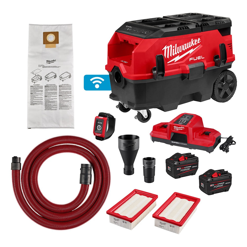 Milwaukee 0888-22HD extracteur de poussière M18 FUEL 9 gallons