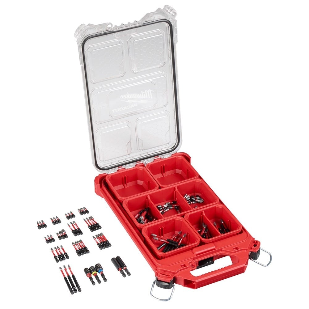 Milwaukee 48-32-5156 ensemble SHOCKWAVE 100 pièces avec PACKOUT
